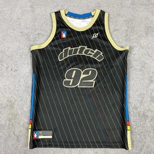 Dutch Bros Coffee Mens Medium Black Game Jersey Basketball Dream Team 92 Oregon